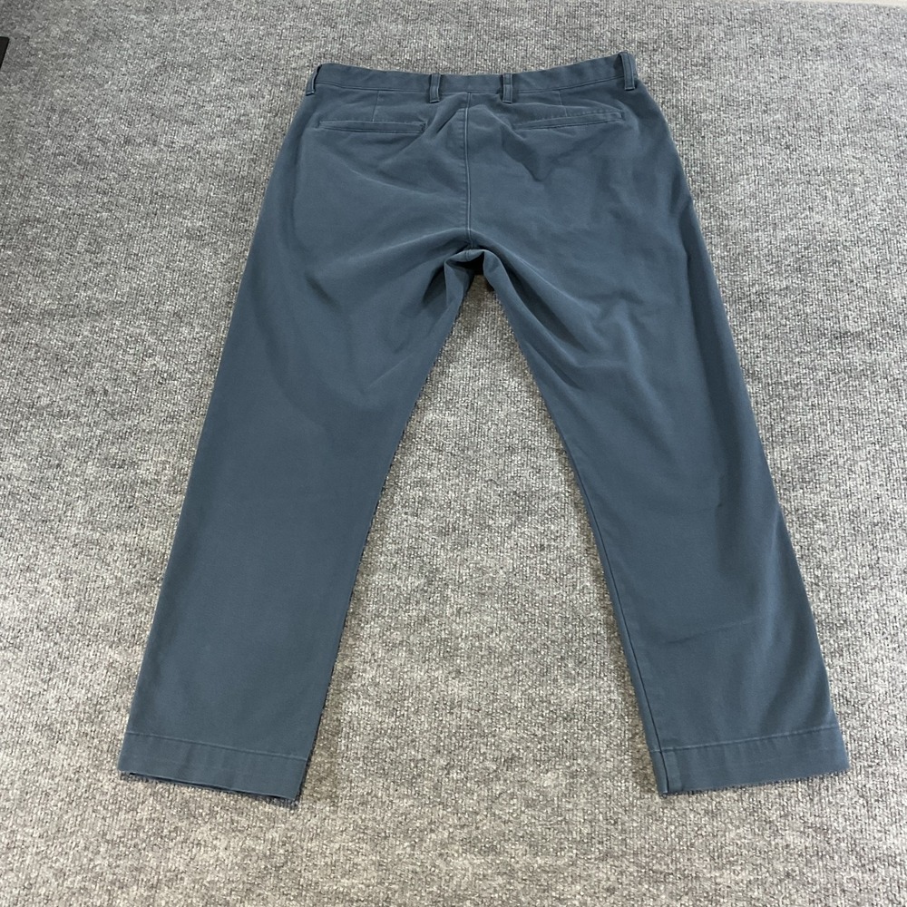 J Crew Flex Slim Fit Chino Pants 32x32 Blue Stretch Flat Front Casual Dress Mens - Picture 2 of 12